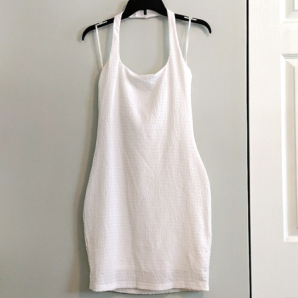 SHEIN Open Back Bodycon Dress